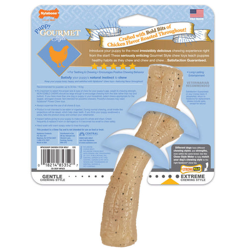 Nylabone Gourmet Style Strong Stick Puppy Chew Toy