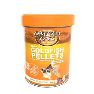 Omega One Goldfish Pellets Small Sinking (4.2 oz)