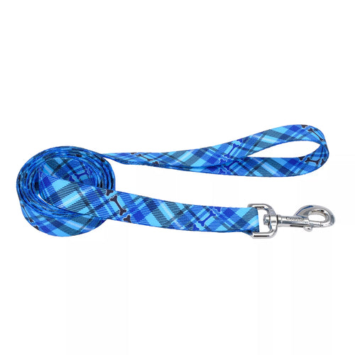 Coastal Pet Products Styles Dog Leash Plaid Bone 1 x 6' (1 x 6', Plaid Bone)