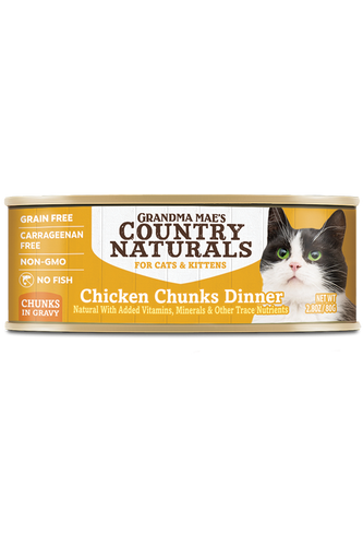 Grandma Mae's Country Naturals Chicken Chunks in Gravy (2.8 Oz)