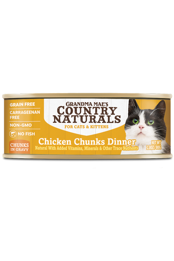 Grandma Mae's Country Naturals Chicken Chunks in Gravy (2.8 Oz)