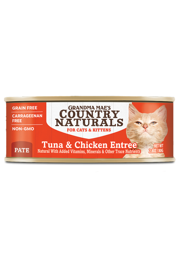 Grandma Mae's Country Naturals Tuna & Chicken Pâté (2.8 Oz)