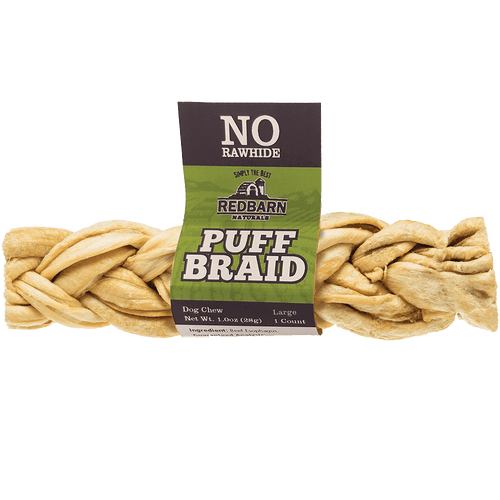 Redbarn Puff Braid Dog Treats