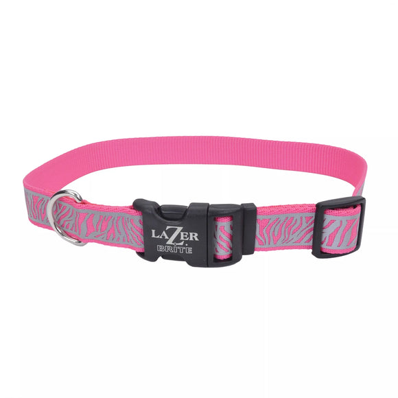 Coastal Pet Products Lazer Brite Reflective Open-Design Adjustable Collar (3/8