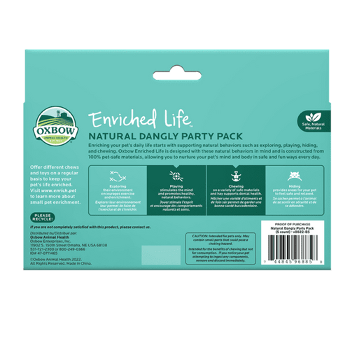 Oxbow Animal Health Enriched Life - Natural Dangly Party Pack (1  Count)