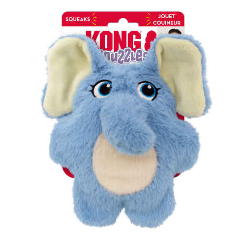 Kong Snuzzles Kiddos Elephant Dog Toy (Small)