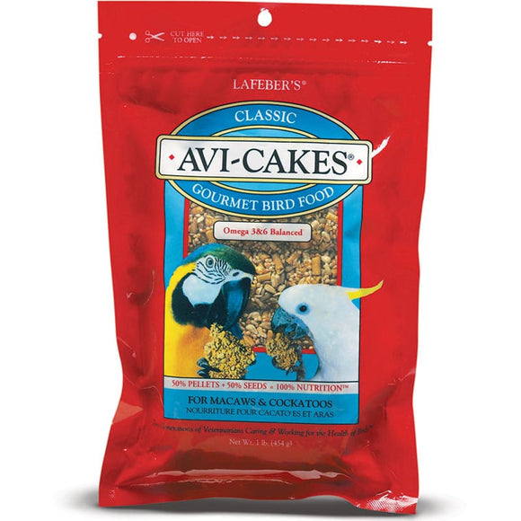 Lafeber Classic Avi-Cakes for Macaw & Cockatoo (16 Oz.)