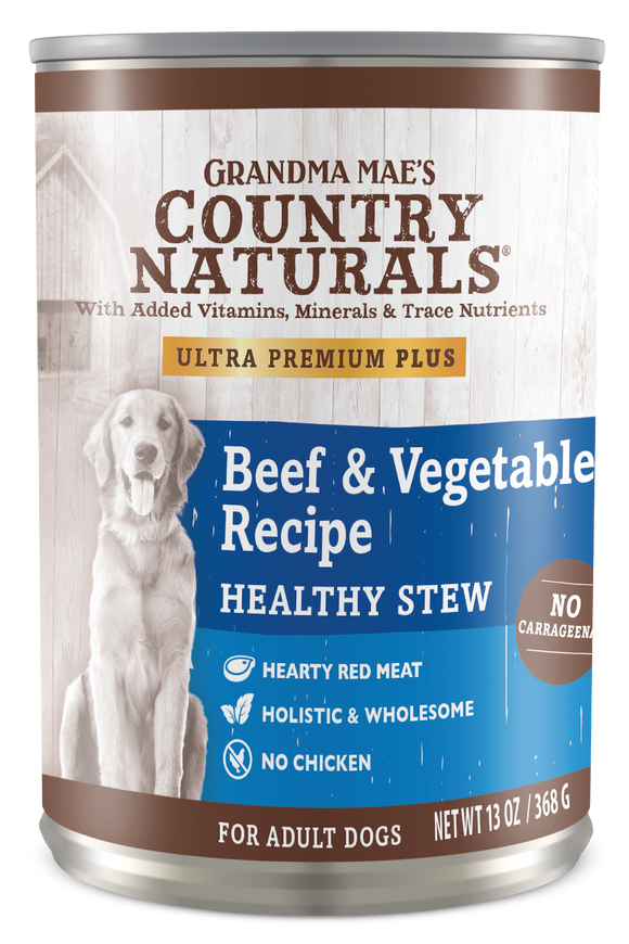 Grandma Mae's Country Naturals Beef & Vegetable Recipe Healthy Stew