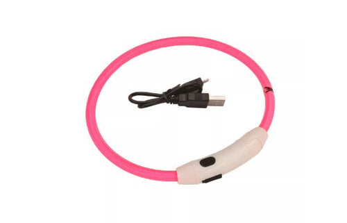 Coastal Pet USB Light-Up Neck Ring (16 Pink)