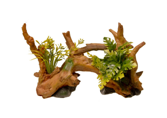 Blue Ribbon Pet Products Exotic Environments Driftwood Centerpiece with Plants