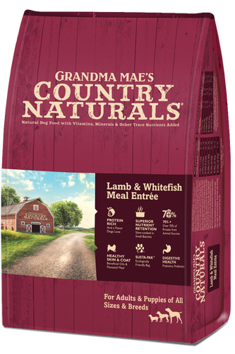 Grandma Mae's Country Naturals Lamb & Whitefish Meal Entrée Dog Food (4 lb)