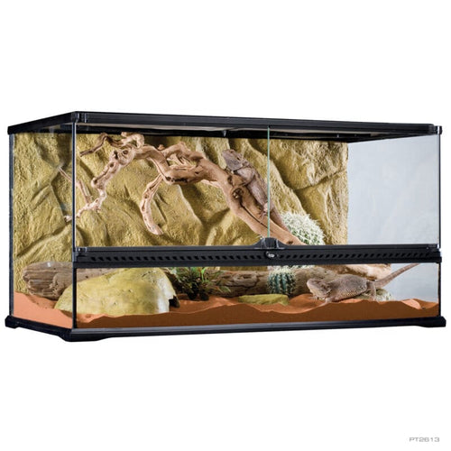 Exo Terra Natural Terrarium Advanced Glass Reptile Habitat Large Wide (90x45x45cm (36x18x18))