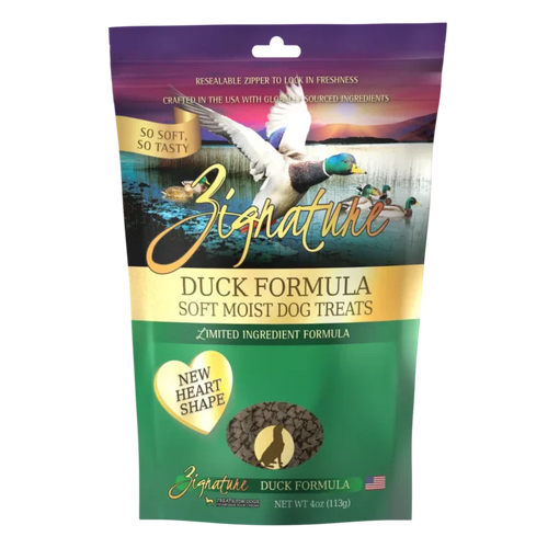 Zignature Soft Moist Dog Treats Duck Formula