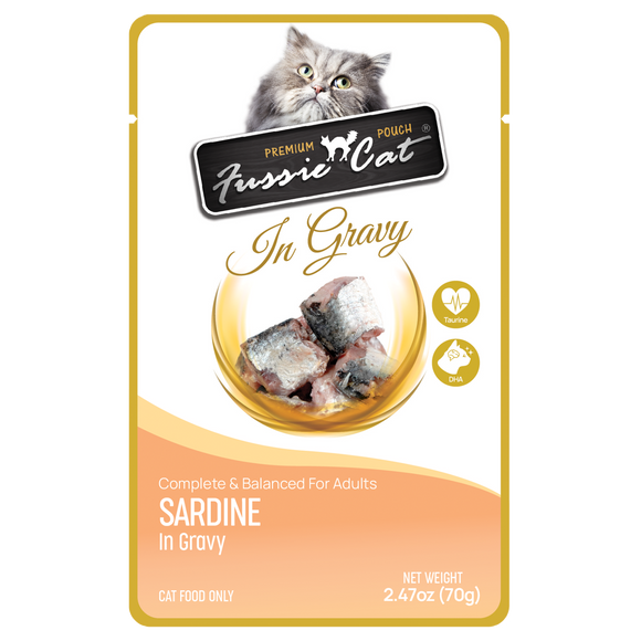 Fussie Cat Sardine in Gravy Cat Food