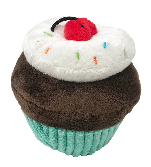 Dogline Cupcake Turquoise Dog Toy (6