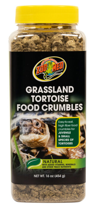 Zoo Med Grassland Tortoise Food Crumbles (16 oz)