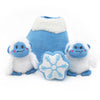 ZippyPaws Holiday Burrow® – Yeti Mountain Plush Dog Toy