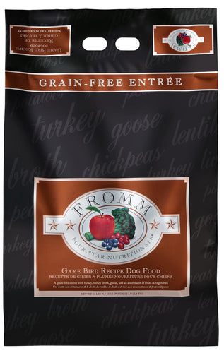 Fromm Four-Star Game Bird Recipe Dog Food (12 lbs)