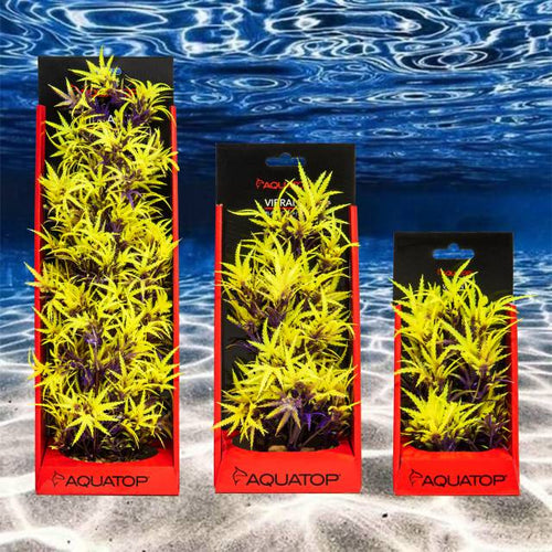 Aquatop Vibrant Fluorescent Cannabis Olive Plant