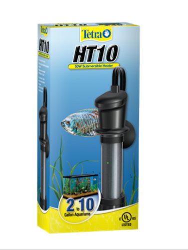 Tetra HT Submersible Aquarium Heater: HT10 Heater - 50 Watt (HT55 Heater - 200 Watt)