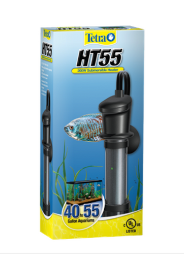 Tetra HT Submersible Aquarium Heater: HT10 Heater - 50 Watt (HT55 Heater - 200 Watt)