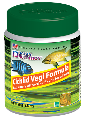 Ocean Nutrition Cichlid Vegi Flakes Fish Food