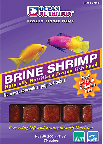 Ocean Nutrition Frozen Brine Shrimp (3.5 oz (100 g))