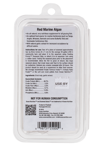 Ocean Nutrition Seaweed Selects Nutritions Red Marine Algae