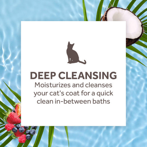 TropiClean Deep Cleansing Waterless Cat Shampoo (7.4 oz)