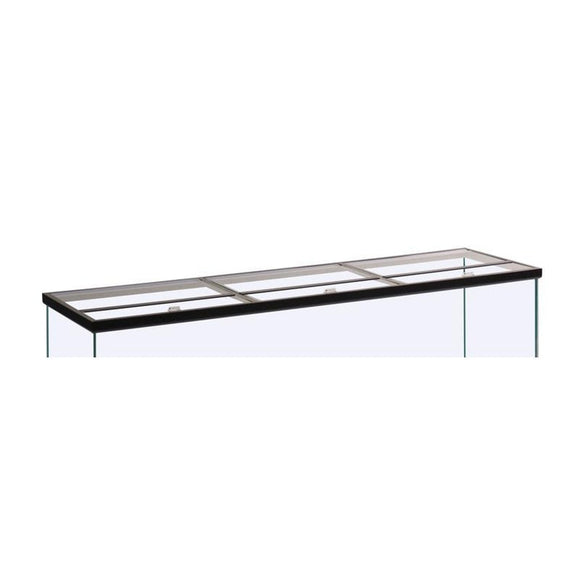MARINELAND GLASS CANOPY FOR RECTANGULAR AQUARIUMS HINGED 2PC