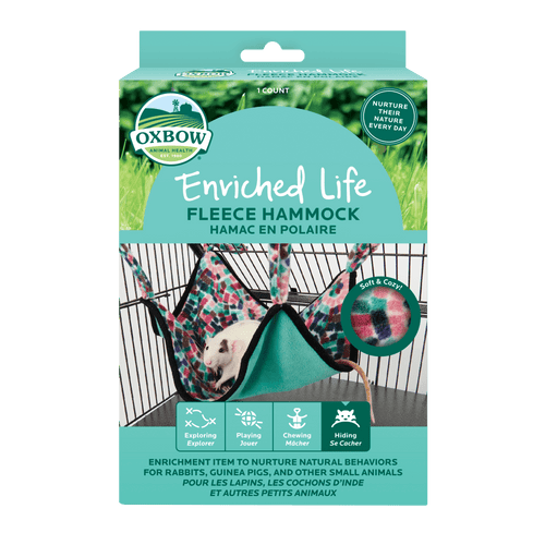 Oxbow Animal Health Enriched Life – Fleece Hammock