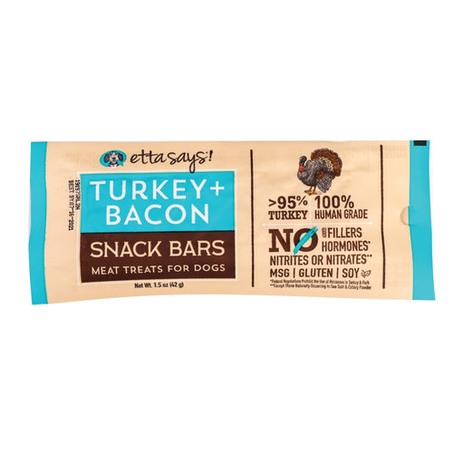 Etta Says! Meat Snack Bar Turkey And Bacon
