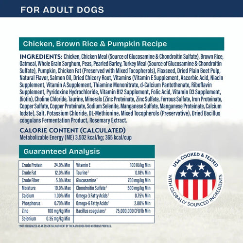 Natural Balance Chicken, Brown Rice & Pumpkin Recipe Dry Dog Food