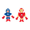 ZippyPaws Marvel Avengers Plush 2-Pack – Captain America & Iron Man Dog Toys