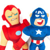 ZippyPaws Marvel Avengers Plush 2-Pack – Captain America & Iron Man Dog Toys