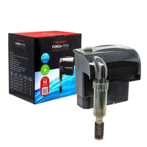 AQUATOP Forza 175 GPH Power Filter for up to 36 Gallon Aquariums