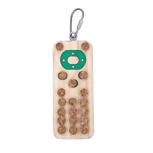 A&E Cage Wood and Cork Remote Bird Toy