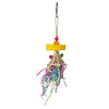 A&E Cage Confetti Cannon Loofah Hanging Bird Toy