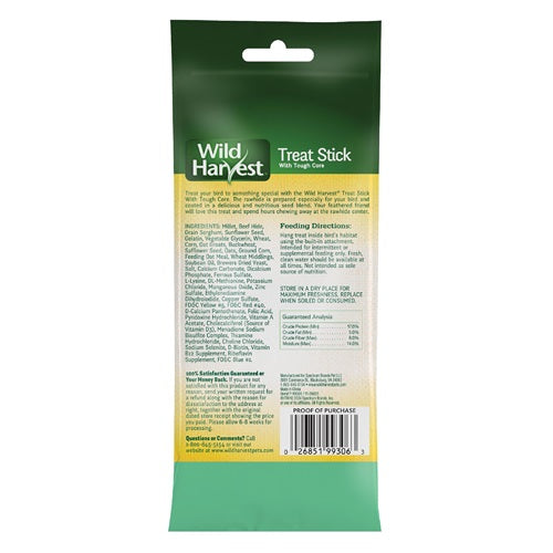 Wild Harvest Treat Stick with Tough Core for Small and Medium Birds Treats