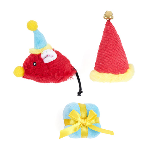 ZippyClaws® 6-Pack – Birthday Party Cat Toy