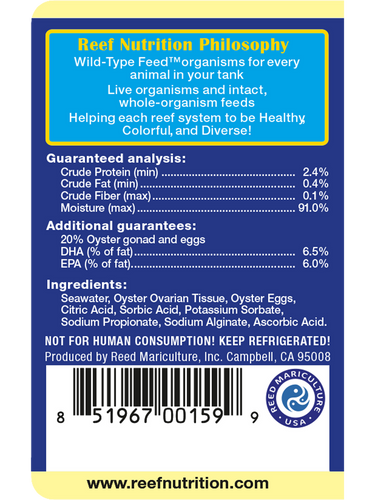 Reef Nutrition	Oyster Feast