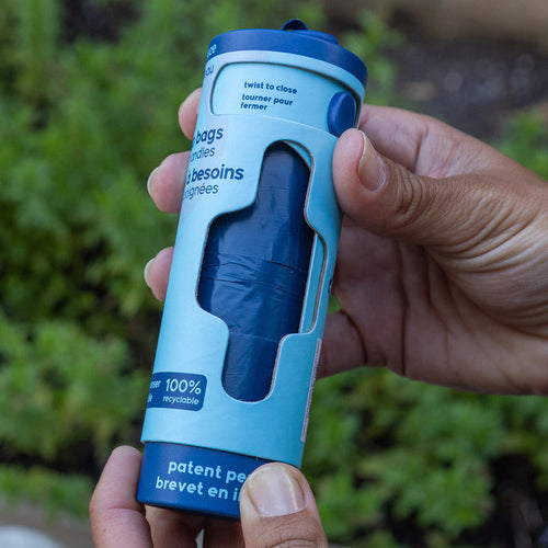 Goo-eez Throwaways Poop Bag Dispenser - Watermelon Breeze (70 Bags)