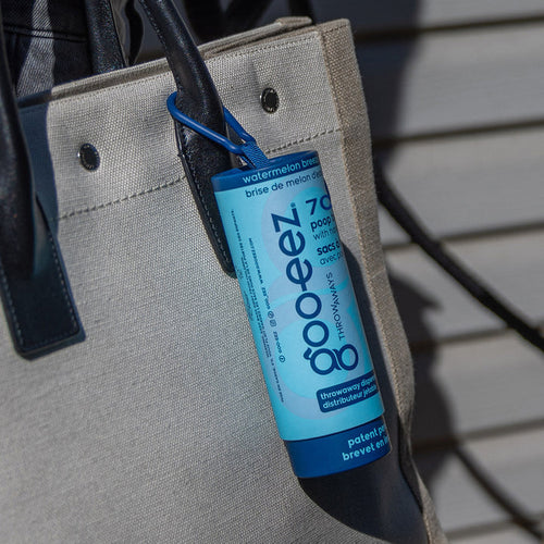 Goo-eez Throwaways Poop Bag Dispenser - Watermelon Breeze (70 Bags)