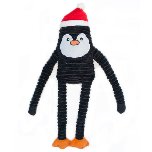 ZippyPaws Holiday Crinkle – Penguin Large Dog Toy