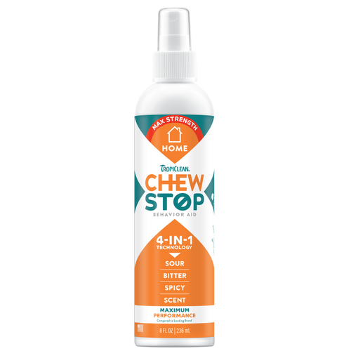 TropiClean Chew Stop Dog Behavior Aid Home Spray 4-In-1