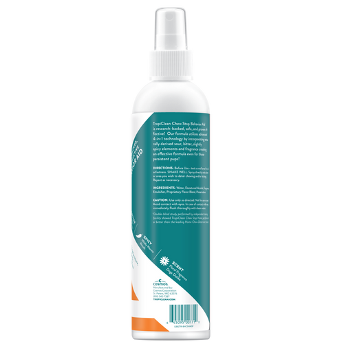 TropiClean Chew Stop Dog Behavior Aid Home Spray 4-In-1