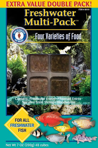 San Francisco Bay Brand Saltwater Multi-Pack™ Fish Food Frozen Natural Formulated Diets