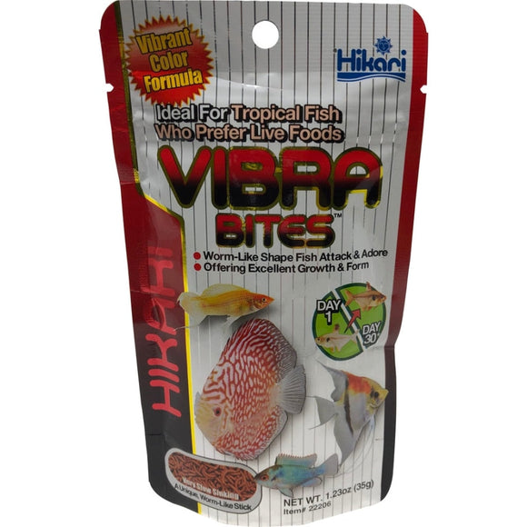 HIKARI VIBRA BITES TROPICAL FISH FOOD (1.23 OZ)