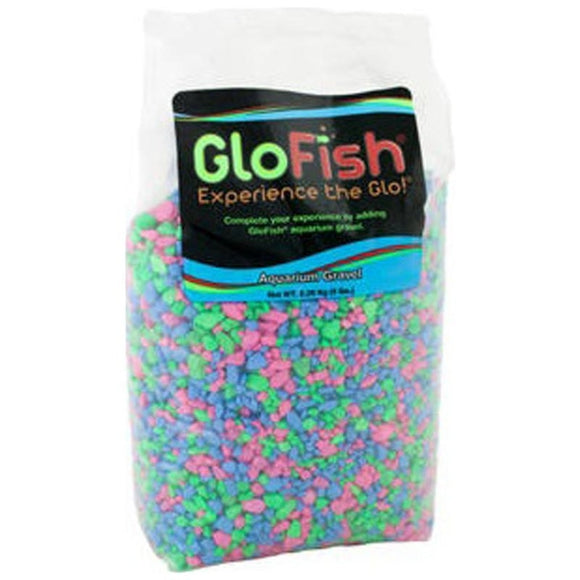 GLOFISH AQUARIUM GRAVEL - MULTI FLUORESCENT (5 LB)