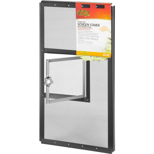 Zilla Fresh Air Screen with Hinged Door (20X10 INCH)